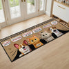 Custom Runner Rug - Personalized Christmas Birthday Gifts For Dog Cat Lovers, Dog Dad And Mom, Cat Owners - Welcome To Our Pawfect Mess