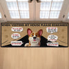 Custom Runner Rug - Personalized Christmas Birthday Gifts For Dog Cat Lovers, Dog Dad And Mom, Cat Owners - Welcome To Our Pawfect Mess