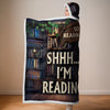 Custom Snuggle Blanket, Hoodie Blanket - Personalized Christmas Bookish Gifts For Book Lovers, Bookworms, Readers - My Kind Of Plot Twist