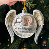 Custom Photo Acrylic Ornament - Personalized Christmas Memorial Sympathy Gifts For Loss Of Mom, Dad - Your Light Still Touches My Days
