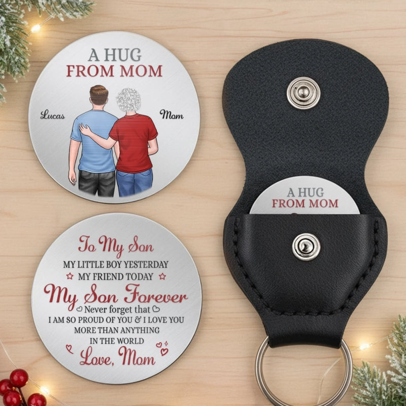 Custom Pocket Hug - Personalized Birthday Gifts For Mom, Dad, Son - Love You More Always