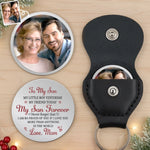 Custom Photo Pocket Hug - Personalized Birthday Gifts For Mom, Dad, Son - Home Is Wherever You Are