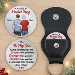 Custom Pocket Hug - Personalized Birthday Gifts For Mom, Dad, Daughter, Son - A Tiny Hug For You