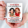 Custom Mug - Personalized Best Friend Birthday Gifts For Women, Besties, Sisters, BFF - Better Together Always