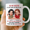 Custom Mug - Personalized Best Friend Birthday Gifts For Women, Besties, Sisters, BFF - Better Together Always