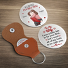 Custom Pocket Hug - Personalized Anniversary Christmas Wedding Gifts For Husband And Wife, Him And Her - A Little Hug To Keep With You