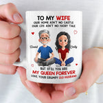 Custom Mug - Personalized Anniversary Christmas Wedding Gifts For Husband And Wife, Him And Her - My Forever Starts And Ends With You