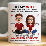 Custom Mug - Personalized Anniversary Christmas Wedding Gifts For Husband And Wife, Him And Her - My Forever Starts And Ends With You