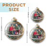 Custom Photo Acrylic Ornament - Personalized Christmas Birthday Gifts For Grandma, Grandpa - Grandparents’ Love Is The Warmest Gift