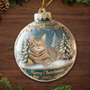 Custom Photo Acrylic Ornament - Personalized  Christmas Birthday Gifts For Dog Cat Lovers, Dog Dad And Mom, Cat Owners - Meowy Christmas, Hooman