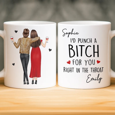 Custom Mug - Personalized Best Friend Birthday Gifts For Women, Besties, Sisters, BFF - Laugh In The Same Language
