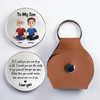 Custom Pocket Hug - Personalized Birthday Gifts For Mom, Dad, Son - A Piece Of My Heart