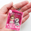 Custom Toy Box Shaped Acrylic Keychain - Personalized Christmas Birthday Gifts For Dog Lovers, Dog Dad And Mom - Furever Our Favorite Place