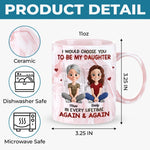 Custom 11oz Pink Marble Mug - Personalized Birthday Gifts For Mom, Daughter - Blessed To Have You