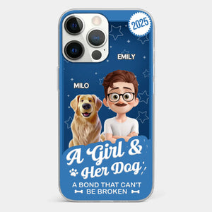 Custom Toy Box Clear Phone Case - Personalized Birthday Gifts For Dog Lovers, Dog Dad And Mom - Protected By Puppy Love