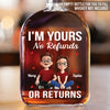 Custom Whiskey Bottle - Personalized Anniversary Christmas Wedding Gifts For Husband And Wife, Him And Her, Wine, Bourbon, Whiskey Lovers - You’re My Favorite Hobby