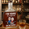 Custom Whiskey Bottle - Personalized Anniversary Christmas Wedding Gifts For Husband And Wife, Him And Her, Wine, Bourbon, Whiskey Lovers - You’re My Favorite Hobby