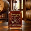 Custom Whiskey Bottle - Personalized Anniversary Christmas Wedding Gifts For Husband And Wife, Him And Her, Wine, Bourbon, Whiskey Lovers - Built To Love, Born To Annoy