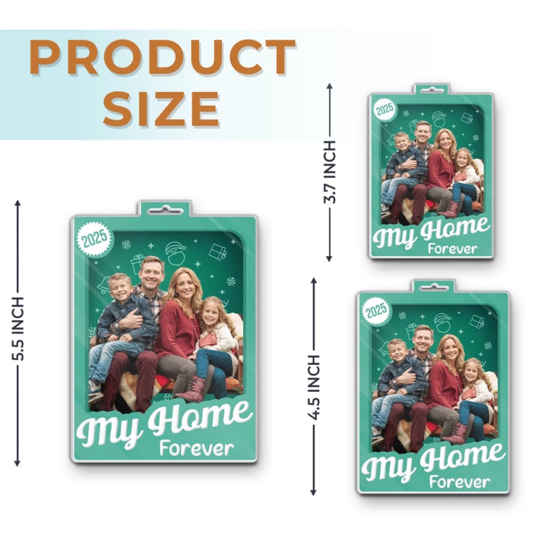 Custom Photo Toy Box Acrylic Ornament - Personalized Christmas Birthday Gifts For Mom, Dad, Brother, Sister, Kids - Love Looks Like This