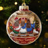 Custom Acrylic Ornament - Personalized Best Friend Christmas Birthday Gifts For Women, Besties, Sisters, BFF - More Laughs Less Drama