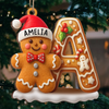 Custom Wood Ornament - Personalized Christmas Birthday Gifts For Mom, Dad, Brother, Sister, Kids - Home Feels Full Of Laughter