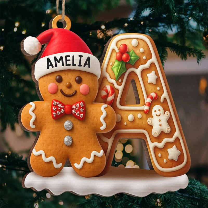 Custom Wood Ornament - Personalized Christmas Birthday Gifts For Mom, Dad, Brother, Sister, Kids - Home Feels Full Of Laughter