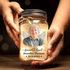Custom Photo Mason Jar Light - Personalized Memorial Sympathy Gifts For Loss Of Mom, Dad - Your Memory Lives With Us