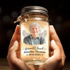 Custom Photo Mason Jar Light - Personalized Memorial Sympathy Gifts For Loss Of Mom, Dad - Your Memory Lives With Us