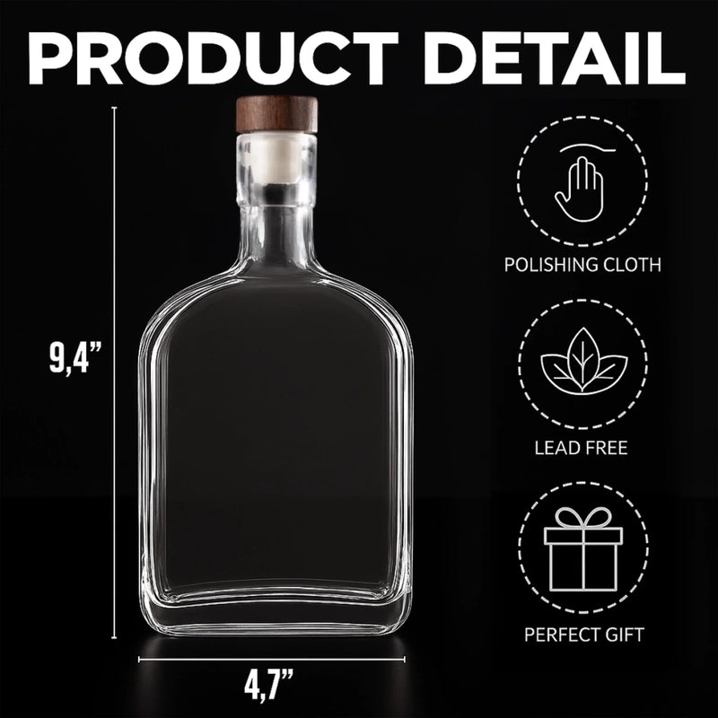 Custom Whiskey Bottle - Personalized Birthday Gifts For Brother, Sister, Best Friends - Different Paths Same Heart