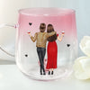Custom Gradient Glass Mug - Personalized Best Friend Birthday Gifts For Women, Besties, Sisters, BFF - Pouring Memories Since Day One