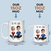 Custom Mug - Personalized Birthday Gifts For Mom, Dad, Son, Daughter - Home In Every Sip