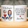 Custom Mug - Personalized Birthday Gifts For Mom, Dad, Son, Daughter - You Warm My World