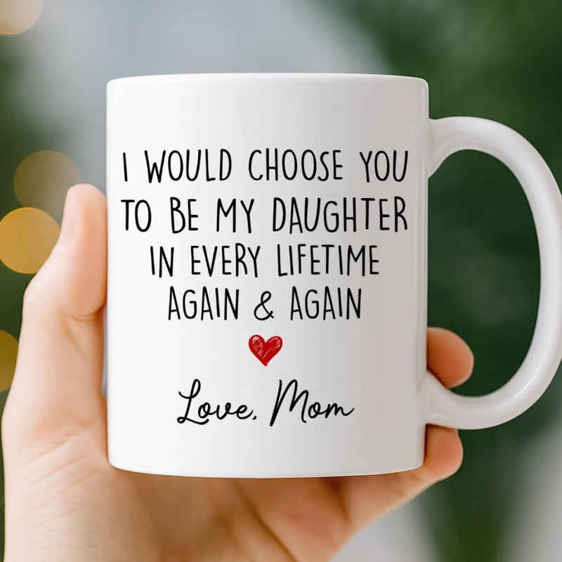 Custom Mug - Personalized Birthday Gifts For Mom, Dad, Son, Daughter - You Warm My World