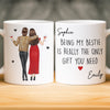 Custom Mug - Personalized Best Friend Birthday Gifts For Women, Besties, Sisters, BFF - Laugh Lines And Memories
