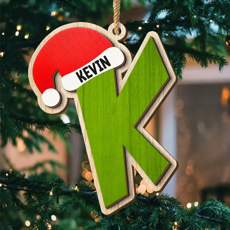 Custom Double Layer Wooden Ornament - Personalized Christmas Birthday Gifts For Mom, Dad, Brother, Sister, Kids - Family Moments Warm The Heart