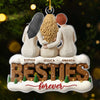 Custom Acrylic Ornament - Personalized Best Friend Christmas Birthday Gifts For Women, Besties, Sisters, BFF - You Make Every Day Magic