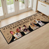 Custom Runner Rug - Personalized Birthday Gifts For Dog Cat Lovers, Dog Dad And Mom, Cat Owners - Welcome Committee On Duty