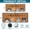 Custom Runner Rug - Personalized Birthday Gifts For Dog Cat Lovers, Dog Dad And Mom, Cat Owners - Welcome, The Pets Run This House