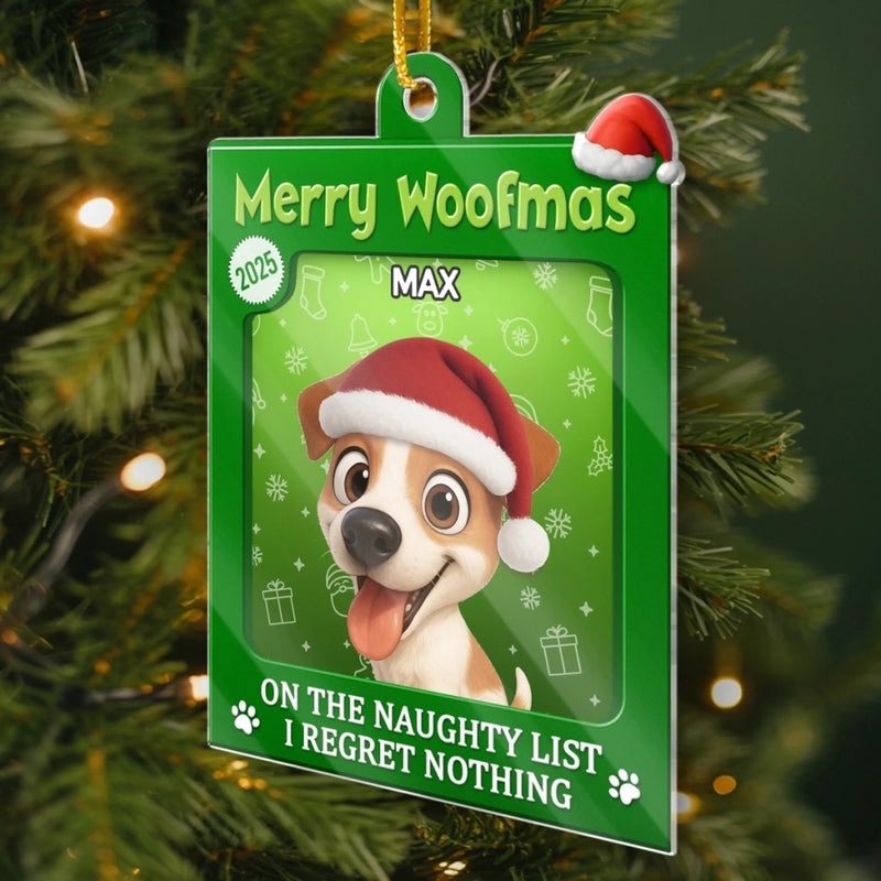 Custom Toy Box Acrylic Ornament - Personalized Christmas Birthday Gifts For Dog Cat Lovers, Dog Dad And Mom, Cat Owners - Fur Baby Approved