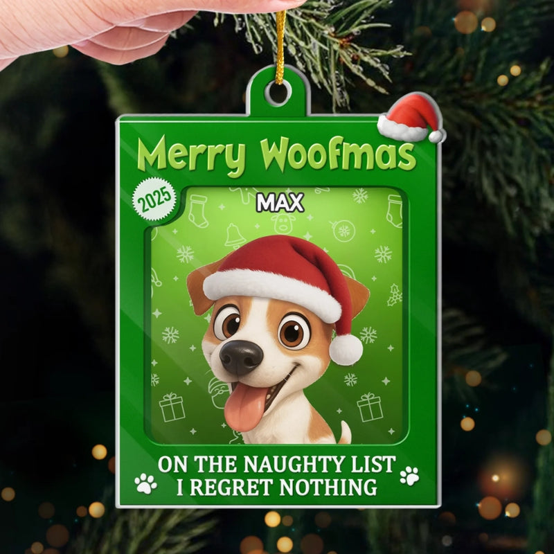 Custom Toy Box Acrylic Ornament - Personalized Christmas Birthday Gifts For Dog Cat Lovers, Dog Dad And Mom, Cat Owners - Fur Baby Approved