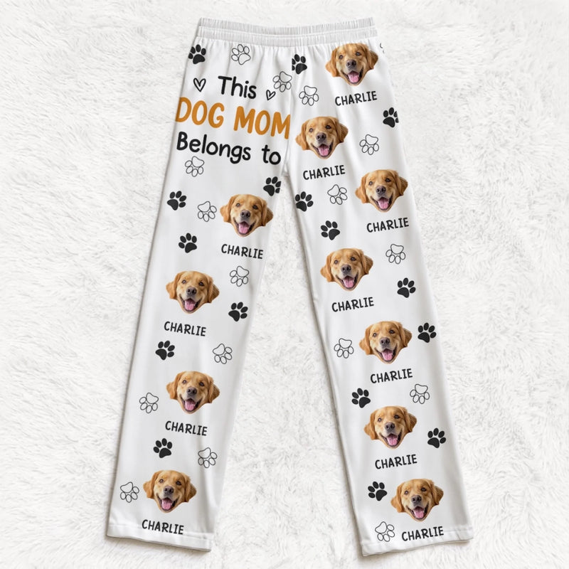 Custom Photo Pajama Pants - Personalized  Christmas Birthday Gifts For Dog Cat Lovers, Dog Dad And Mom, Cat Owners - Paws And Whiskers Warm Our Hearts