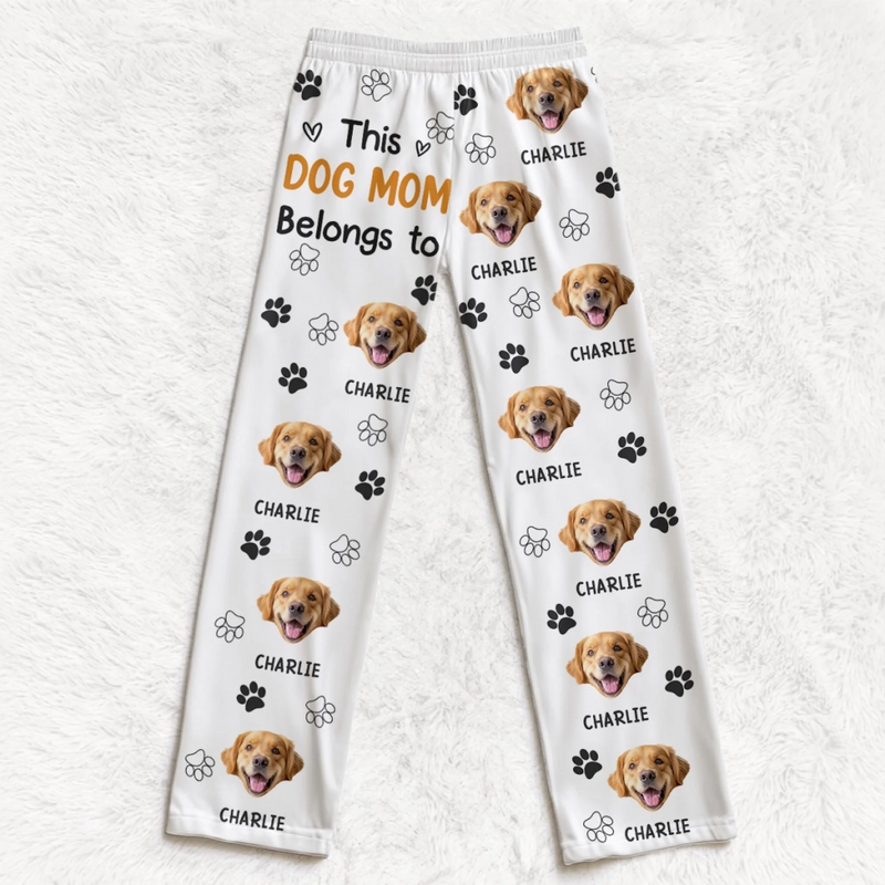 Custom Photo Pajama Pants - Personalized  Christmas Birthday Gifts For Dog Cat Lovers, Dog Dad And Mom, Cat Owners - Paws And Whiskers Warm Our Hearts