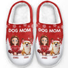 Custom Fluffy Slippers - Personalized Christmas Birthday Gifts For Dog Lovers, Dog Dad And Mom - Pawfect Vibes Only