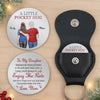 Custom Pocket Hug - Personalized Birthday Gifts For Mom, Dad, Daughter, Son - Carry My Love Always