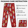Custom Snowman Pajama Pants - Personalized Christmas Birthday Gifts For Grandpa, Grandma - Where Wisdom Meets Tender Love