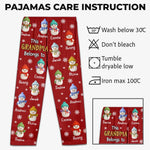 Custom Snowman Pajama Pants - Personalized Christmas Birthday Gifts For Grandpa, Grandma - Where Wisdom Meets Tender Love