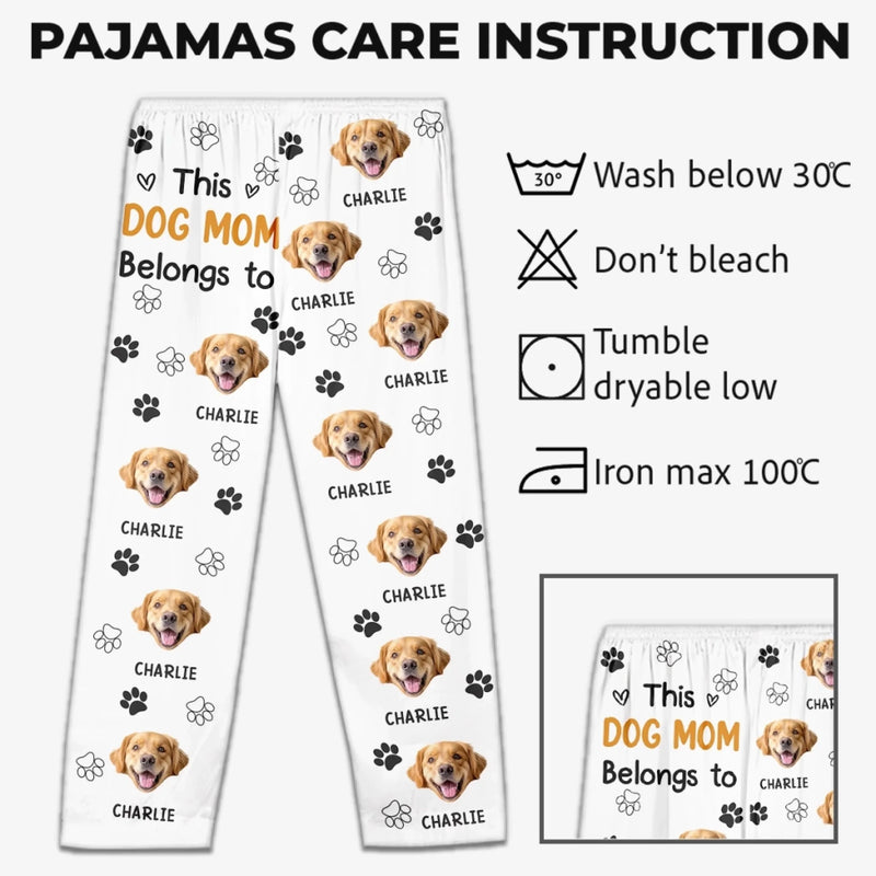 Custom Photo Pajama Pants - Personalized  Christmas Birthday Gifts For Dog Cat Lovers, Dog Dad And Mom, Cat Owners - Paws And Whiskers Warm Our Hearts