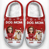 Custom Fluffy Slippers - Personalized Christmas Birthday Gifts For Dog Lovers, Dog Dad And Mom - Pawfect Vibes Only