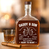 Custom Whiskey Bottle - Personalized Birthday Gifts For Mom, Dad, Son - Keep Calm And Pour On