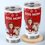 Custom Tumbler - Personalized Christmas Birthday Gifts For Dog Lovers, Dog Dad And Mom - Too Cool For Fetch